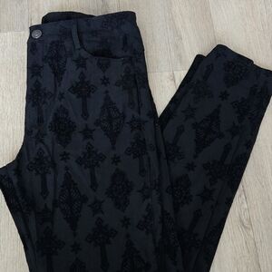 Killstar Black Gothic Patterned Jacket